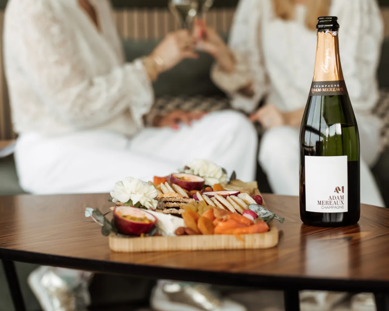 Dégustation de champagne au gîte