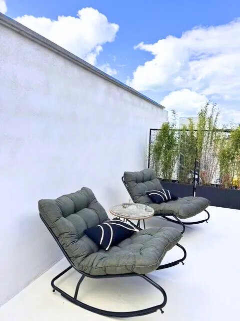 Terrasse de la chambre Beauregards
